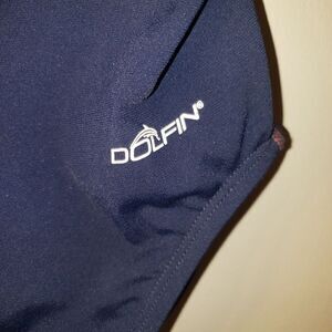 DOPHIN RACERBACK ONE PIECE SWIMSUIT SIZE 28